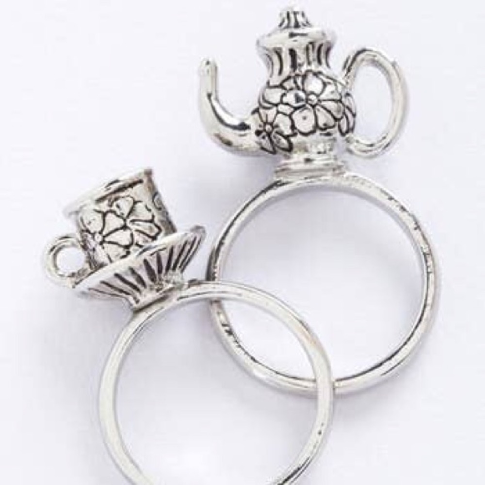 ModCloth Teapot and Teacup Rings!